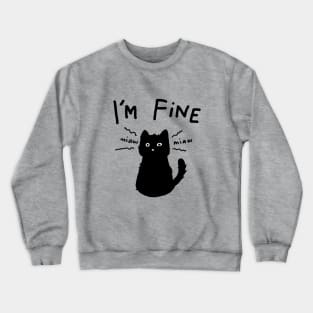 Black Cat Fine Crewneck Sweatshirt